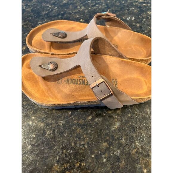 Birkenstock Gizeh Women's Thong Sandals Brown Size 6 Casual Summer - Picture 3 of 11